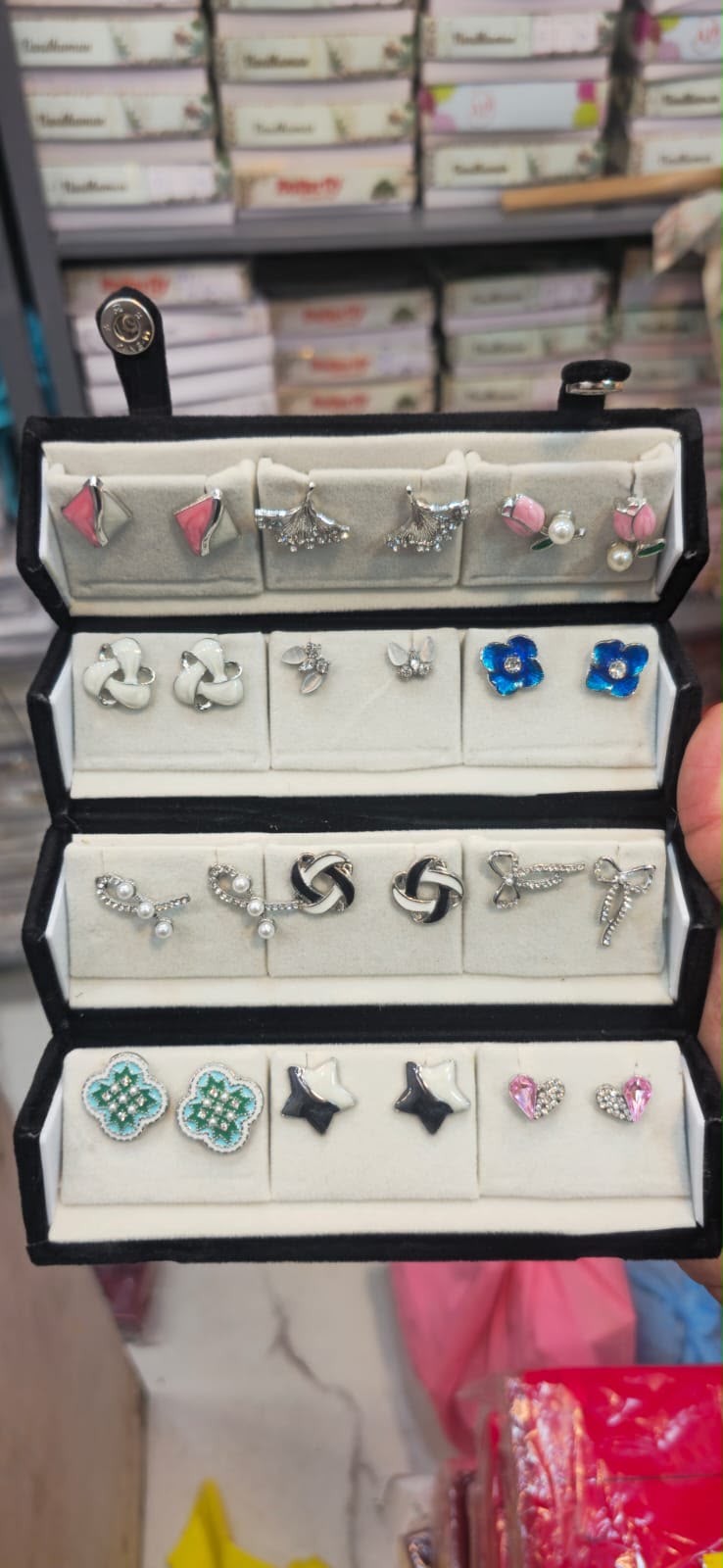 Trendy Fashion Earrings Collection – Assorted Pearl, Floral & Statement Earrings