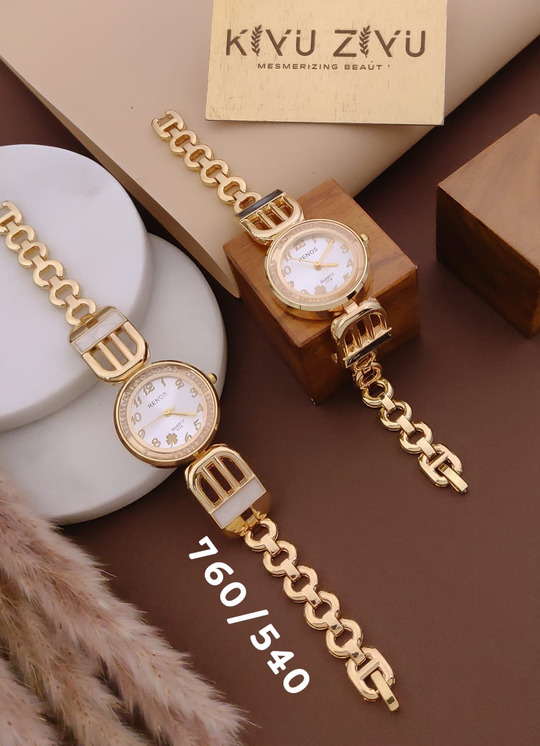 Classic Round Charm Bracelet Watch 760/540