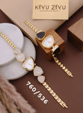 Pearl Stone Geometric Bracelet Watch 760/536