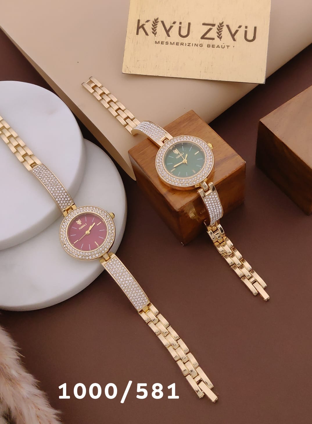 Round Crystal Dial Watch (1000/581)