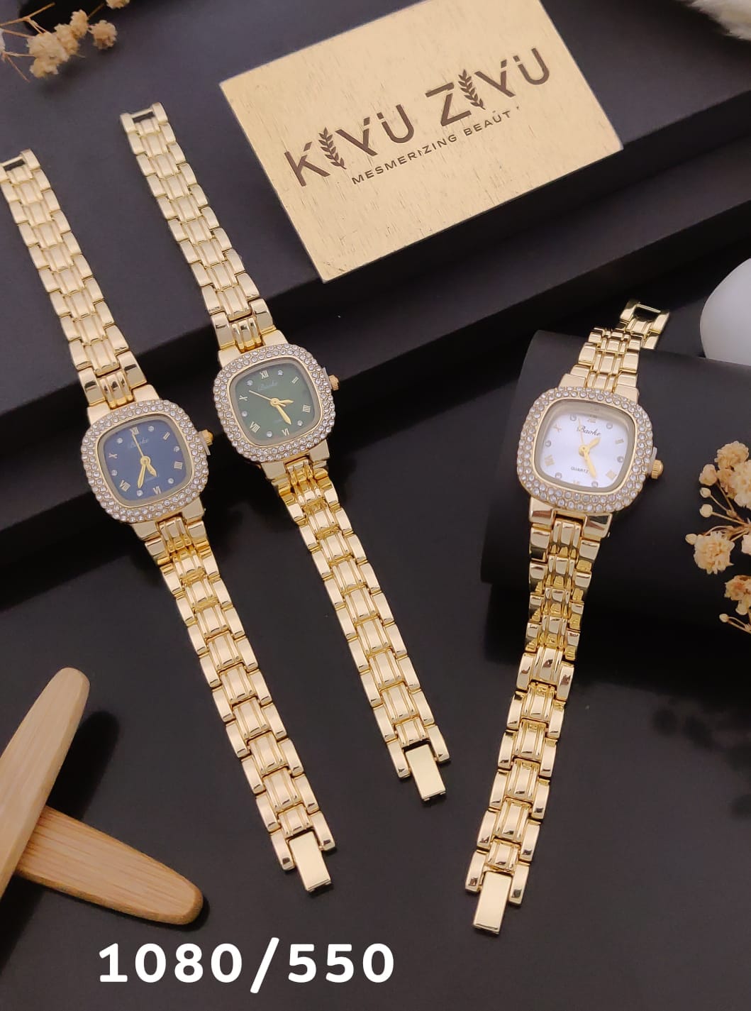 Diamond Bezel Luxury Bracelet Watch 1080/550