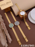 Minimal Round Gold Bracelet Watch 1120/561