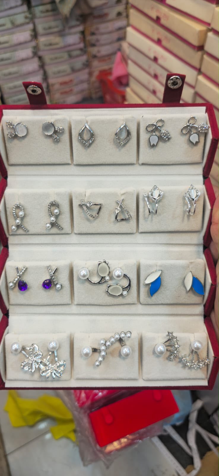 Trendy Fashion Earrings Collection – Assorted Pearl, Floral & Statement Earrings