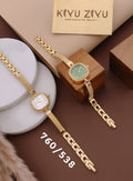 Square Mesh Bracelet Watch (760/538)