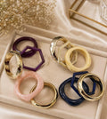 Nova Geometry Bangle Stack