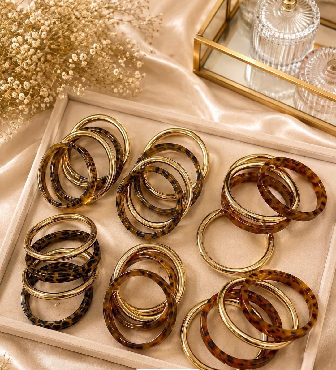 Tortoise Luxe Bangle Set